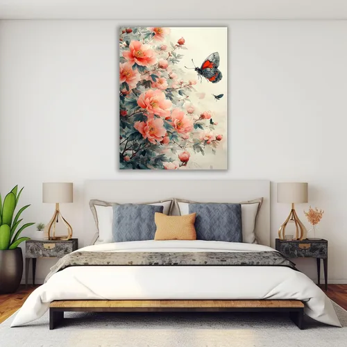 Miniatura 4 de ZUMOOO Vintage Flower Wall Art Wonderful For Modern Living Room, Bathroom, Apartment, Kitchen, Classroom, Home Office Interior Stylish Wall