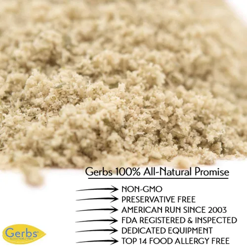 Miniatura 7 de GERBS Harina de Semilla de Calabaza 1 Libra Grado Premium Recién Cosechada y Empaquetada en Bolsa Resellable a Granel Sin OGM, Keto y Paleo