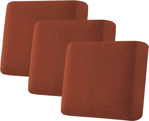 Miniatura 17 de H.VERSAILTEX Fundas Súper Elásticas para Asiento Individual, Fundas de Sofá, Fundas de Cojines, Juegos de Fundas, Tela Gruesa de Sarga con Textura