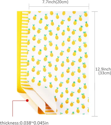 Miniatura 6 de David Accessories - Juego de 6 hojas de tela de piel sintética (8 x 13 pulgadas), incluye 2 tipos de tela de piel para hacer lazos, aretes