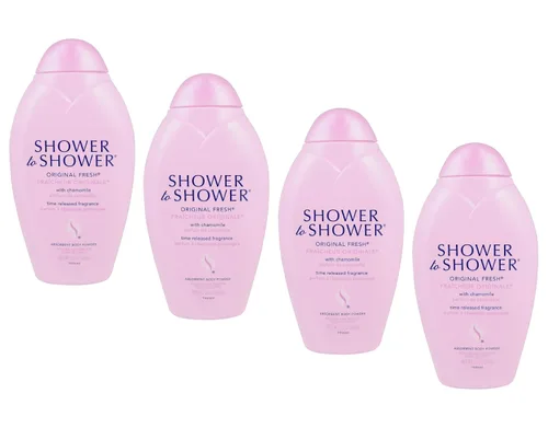 Miniatura 8 de Shower to Shower Polvo corporal original fresco con manzanilla para hombres y mujeres, sin talco, 13 onzas (paquete de 2)