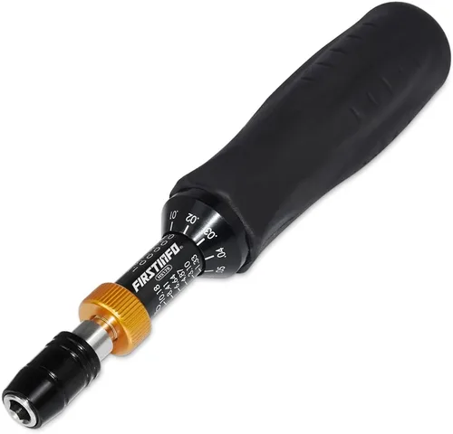 FIRSTINFO H5178 Destornillador limitador de par certificado de precisión, portabrocas hexagonal de liberación rápida de 1/4 pulgadas, 0.1-1.2