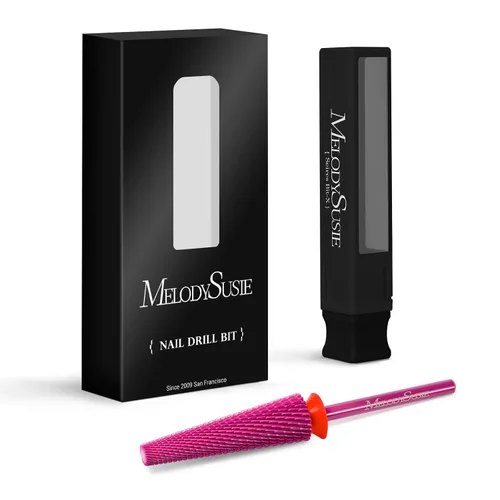 Miniatura 8 de MelodySusie Brocas de uñas súper largas 5 en 1, brocas de carburo de tungsteno de 3/32 pulgadas, adecuadas para manicura, pedicura, cutícula