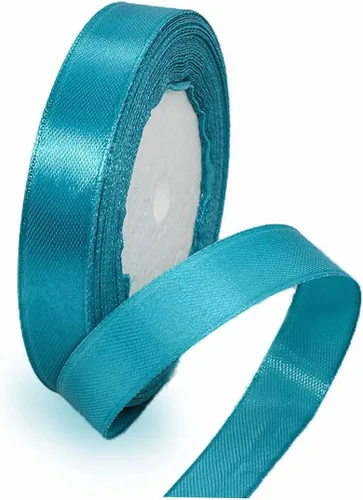 Miniatura 51 de Cinta azul de 1-1/2 pulgadas x 25 yardas, cinta de seda de satén azul real para envolver regalos, fabricación de lazos para el cabello, ramos