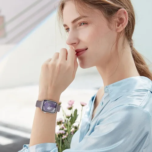 Miniatura 4 de Slim Braided Bands for Apple Watch Band 40mm 41mm 42mm 38mm 46mm 44mm 45mm 49mm Women,Stretchy Solo Loop Nylon Elastic Thin Narrow Skinny Strap for