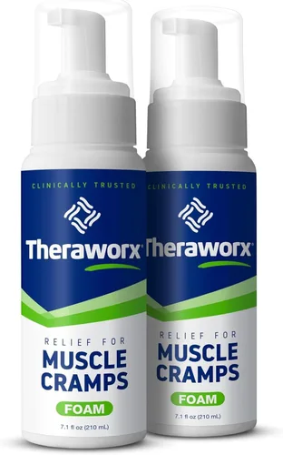 Miniatura 10 de Theraworx Alivio para calambres musculares Espasmo muscular de acción rápida, dolor de piernas con sulfato de magnesio, 7.1 onzas, 1 unidad