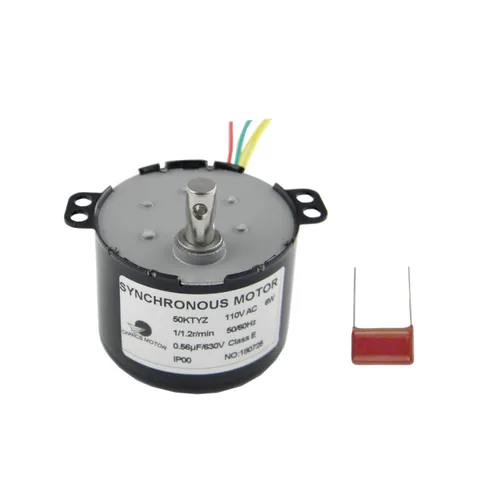CHANCS motor eléctrico síncrono de la CA 110V 1/1.2RPM del motor de baja velocidad 50KTYZ pequeño
