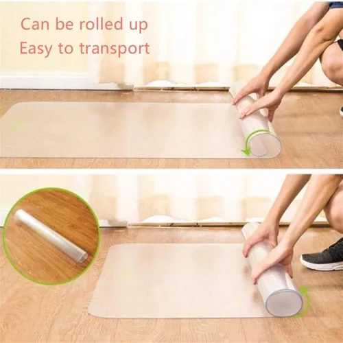 Miniatura 6 de Mantel transparente de PVC transparente para mesa, cubierta protectora de plástico impermeable para escritorio, almohadillas de mesa de vidrio