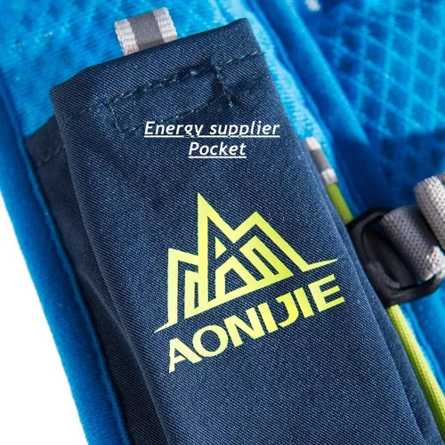 Miniatura 9 de AONIJIE Hydration Vest Pack Backpack 5L 5.5L Marathoner Running Vest Race Hydration for Women and Men Trail Run Hiking Jogging Gris