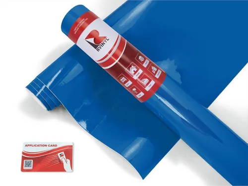 Avery Dennison PC500 - Rollo de lámina de vinilo calandrado promocional de 2 x 5 pies, color azul azure 662-O, para Cricut, Silhouette Cameo,