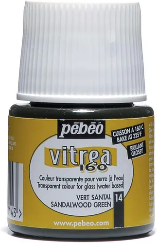 Miniatura 29 de Pebeo Vitrea 160 - Pintura para vidrio brillante, botella de 45 ml - Azul lapislázuli