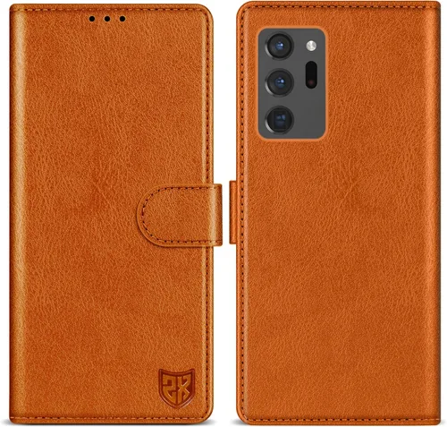 Miniatura 8 de ZZXX Funda tipo cartera para Samsung Galaxy Note 20 Ultra con bloqueo RFID, ranura para tarjetas, función atril, cierre magnético, funda protectora