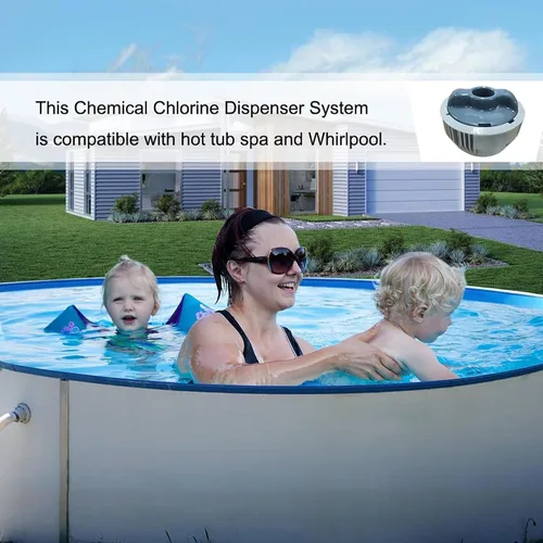 Miniatura 7 de P05345 P03821 Sistema dispensador de cloro químico, dispensador químico compatible con Coleman Saluspa para bañera de hidromasaje spa y hidromasaje