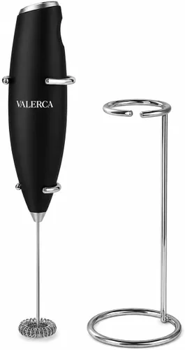 espumador de leche electrico valerca, batidora de mano de leche ultrarrapida, batidora electrica para café, café con leche, capuchino, frappé,