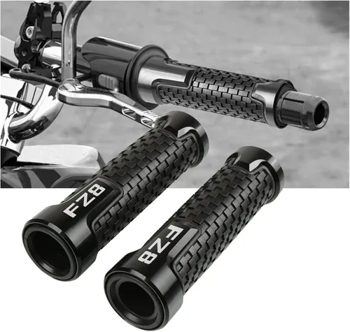 Miniatura 3 de FZ8 Accesorios de motocicleta 7/8 0.866 in Mango Bar Grip CNC Aluminio para FZ8 FZ 8 Fazer 2010 2011 2012 2013 2014 2015 2016 (negro)