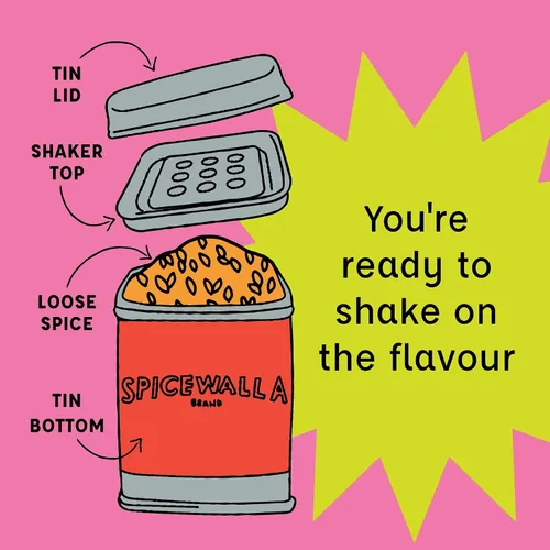 Miniatura 8 de Spicewalla Juego de especias y condimentos esenciales, paquete de 10 variedades, ajo, cebolla, pimentón, pimiento rojo triturado, orégano y más