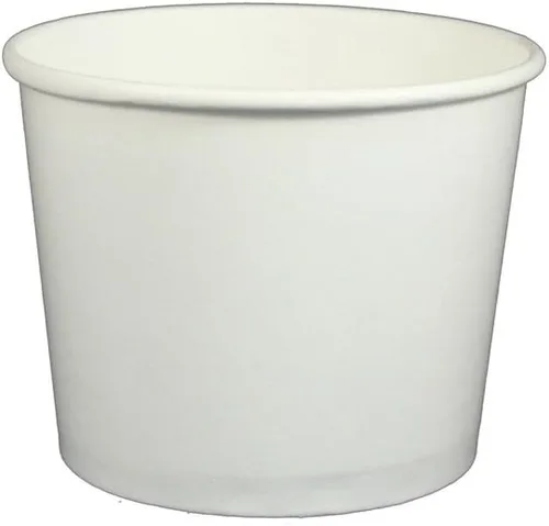 Miniatura 12 de Vasos de papel de yogur de 12 onzas, 1000 unidades (sólido-naranja)