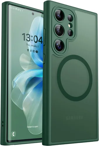 Miniatura 73 de CANSHN Funda diseñada para Samsung Galaxy A16-5G [protección completa de la cámara] [compatible con Magsafe] funda protectora trasera translúcida