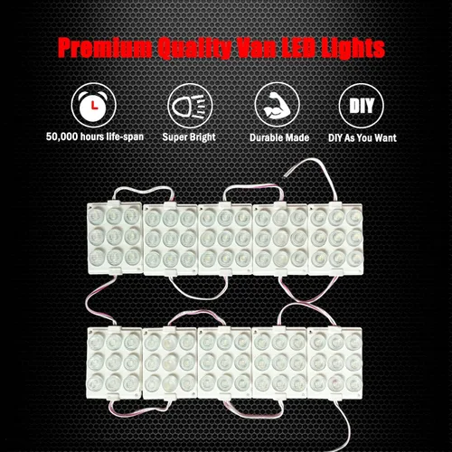Miniatura 6 de Ampper Luz interior de furgoneta de 12V 90 LED, color blanco