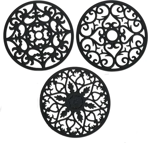 Salvamanteles de silicona, salvamanteles modernos para platos, salvamanteles antideslizantes para ollas y sartenes, soporte de silicona para mesa,