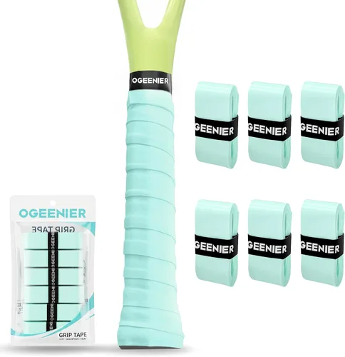 Miniatura 27 de OGEENIER Tennis Racket Grip Tape, 3, 6, 12 Pack Tennis Overgrip Tape, Absorbent and Anti-Slip, Precut Soft Racquet Wrap Grips Tape for Pickleball