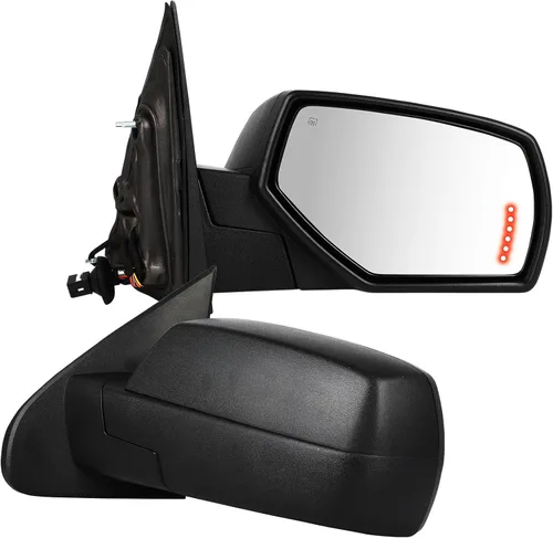 Miniatura 21 de ECCPP Juego de espejos de remolque, reemplazo en pareja, compatible con Chevy Silverado 1500 2500 HD 3500 Suburban 1500 2500 Tahoe para GMC Sierra