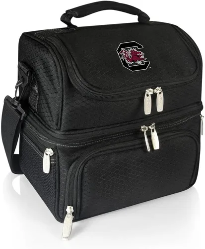 Miniatura 89 de PICNIC TIME NCAA Nebraska Cornhuskers Pranzo - Lonchera aislada con juego de pícnic, bolsa enfriadora para el almuerzo Negro