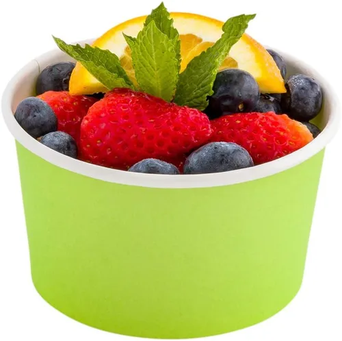 Miniatura 46 de Coppetta - Vasos de postre de 5 onzas, 50 tazas desechables para helado, tapas se venden por separado, cuencos de yogur congelado resistentes