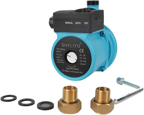 Bomba automática de refuerzo de presión de 115V/60HZ 100W 3/4 pulgadas de salida automática Bomba de recirculación de agua caliente Bomba de