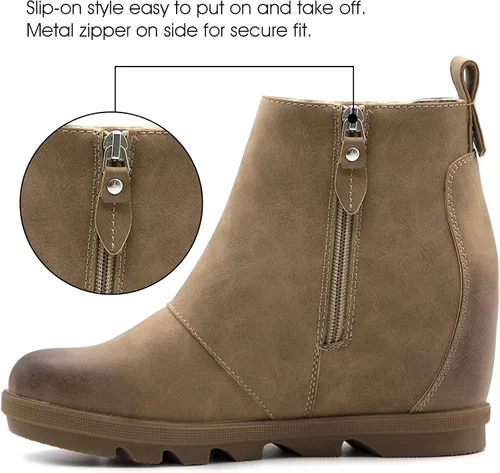 Miniatura 3 de Athlefit Botas de cuña cómodas para mujer