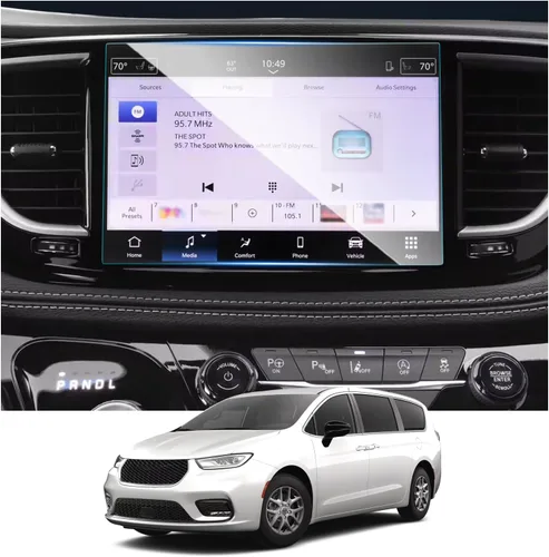 Miniatura 21 de 3 protectores de pantalla para trajes para Hyundai Tucson/Santa Cruz 2022+ accesorios de vidrio templado 9HD compatible con Hyundai Tucson/Santa