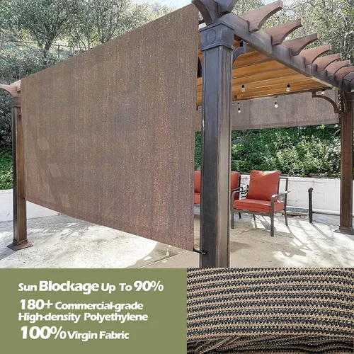Miniatura 2 de Cubierta de sombra para pérgola – Toldo de repuesto para pérgola con paño de sombra transpirable para pérgola de 10 x 10 y 12 x 10 pies