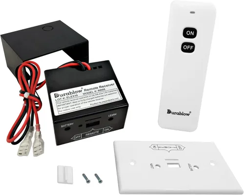 Miniatura 14 de Durablow TR2001 - Kit de control remoto de encendido y apagado para chimenea de gas con válvula Millivolt o módulo de encendido electrónico, caja