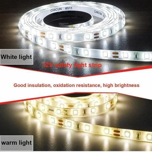 Miniatura 6 de Espejo de maquillaje rectangular sin marco, espejo de baño LED de tacto inteligente, luz blanca, espejo de pared horizontal/vertical, pantalla