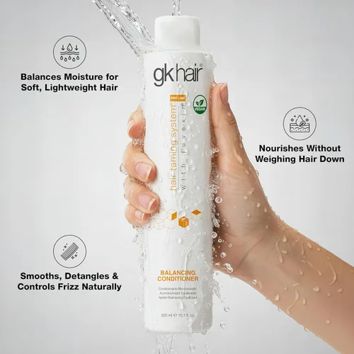Miniatura 7 de GK HAIR Juego de champú y acondicionador equilibrante para cabello graso de hasta 72 horas de frescura, el mejor champú y acondicionador para cuero