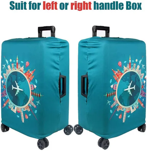 Miniatura 3 de WUJIAONIAO - Funda protectora para equipaje de viaje, 18 - 32 pulgadas 45.72 a 81.28 cm.