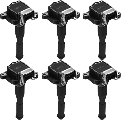 Miniatura 56 de BDFHYK Paquete de bobinas de encendido UF529 y bujías de iridio 4644 compatibles con Audi A3 A4 Allroad Quattro A5 Quattro Q5 TT Quattro Volkswagen