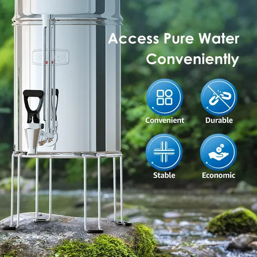 Miniatura 4 de Waterdrop Sistema de filtro de agua alimentado por gravedad, reduce el plomo y hasta el 99% del cloro, estándar NSF/ANSI 42 y 372, con 2 filtros