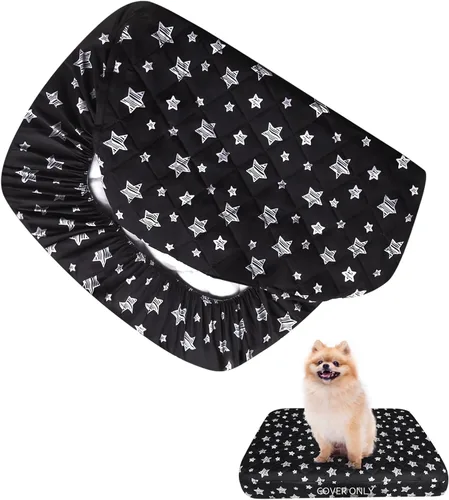 Miniatura 24 de Fundas impermeables de repuesto para cama de perro, lavables y fáciles de quitar, funda acolchada silenciosa para cama de mascotas, bonito estampado