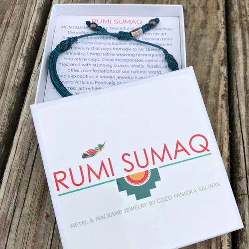 Miniatura 20 de Rumi Sumaq Pulsera de concientización para hombres, mujeres y niños – Pulsera de apoyo tejida ajustable anudada a mano – Pulsera de conciencia sutil