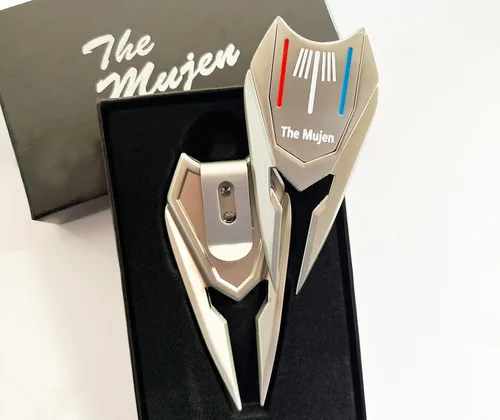 Miniatura 6 de Golf Ball Marker, Golf Alignment Ball Marker for Putting, Golf Divot Tool, Golf Training Aid Golf Accessories with Hat Clip, Cleaner, Club Holder