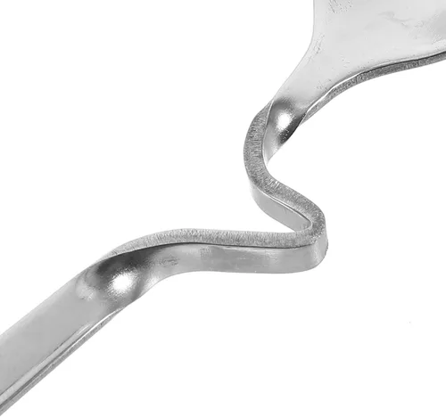 Miniatura 8 de SOLUSTRE 6 cucharas de café expreso de acero inoxidable con mango curvo, cucharas de mezcla de café con leche y miel, cucharas de postre