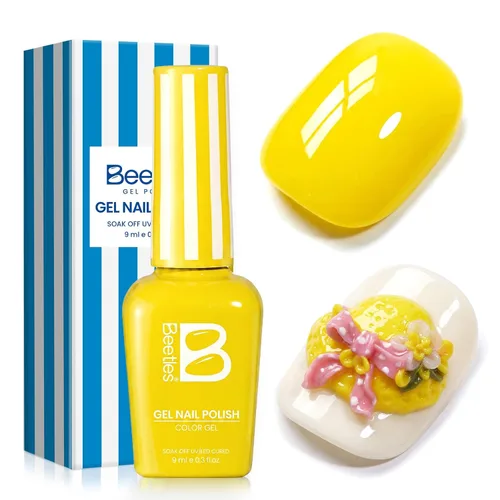 Miniatura 23 de Beetles - Lámpara de uñas LED UV, luz de uñas blanca caramelo con 3 temporizadores de 30/60/90 segundos y pantalla de cuenta regresiva para esmalte