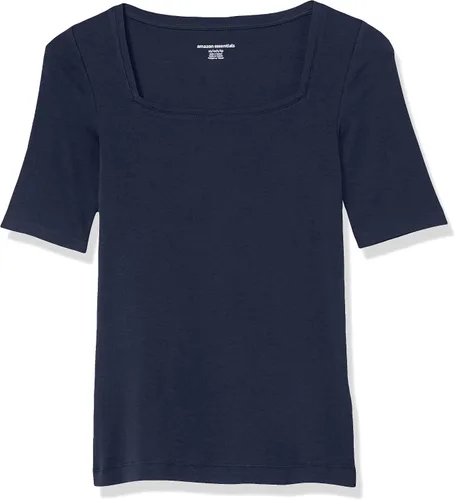 Miniatura 93 de Amazon Essentials - Camiseta de manga corta y cuello cuadrado para mujer