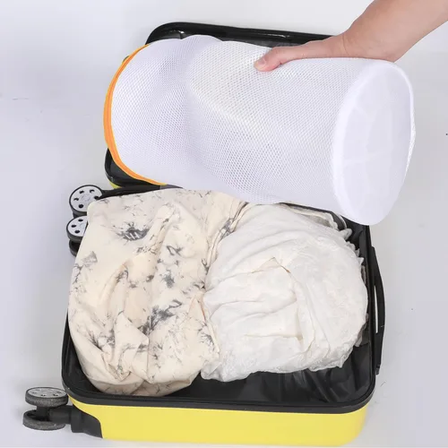 Miniatura 4 de Bolsa para lavadora de zapatos, bolsas de malla para zapatos de lavandería, saco de limpieza de zapatillas de red, protector de calzado en lavadora