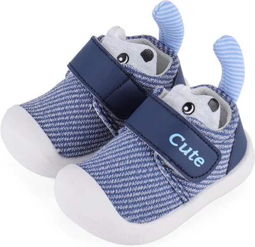 Zapatos de bebé para niño y niña, zapatos de malla transpirable para caminar, suela de goma antideslizante, zapatos de cuna para primeros pasos