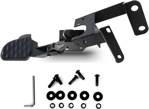 Miniatura 5 de Escalón de Cama de Camión Retráctil para Parachoques Trasero Compatible con F150 2015-2023, Escalón Plegable para Portón Trasero con Revestimientos