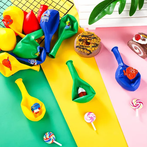 Miniatura 3 de Zomiboo 36 globos de cumpleaños de pesca, globos de látex de 12 pulgadas, decoraciones de fiesta de pesca para O-fishally un cumpleaños, baby