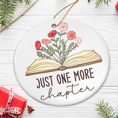 Miniatura 7 de Adorno para amantes de los libros, adornos de libros para árbol de Navidad, adorno de lectura de biblioteca de ratones de biblioteca, regalos