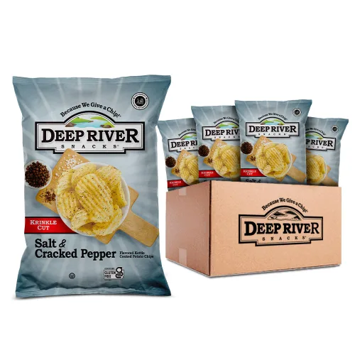 Patatas fritas Deep River hechas en tetera
